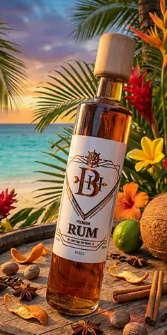 BraveHart Premium Spiced Rum 750ml