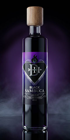 BraveHart Black Sambuca Liqueur 750ml