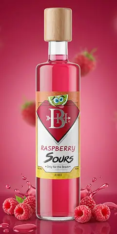 BraveHart Premium Raspberry Sours 750ml