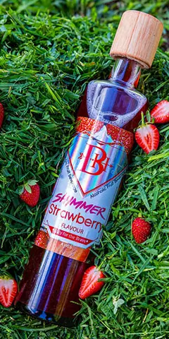 BraveHart Shimmer StrawBerry Vodka Fruit Liqueur 750ml